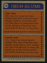 Bill White Autographed 1974-75 Topps Card #136 Chicago Blackhawks SKU #150090