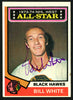 Bill White Autographed 1974-75 Topps Card #136 Chicago Blackhawks SKU #150090