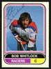 Bob Whitlock Autographed 1975-76 WHA O-Pee-Chee Card #93 Indianapolis Racers SKU #151327