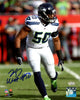 K.J. KJ Wright Autographed 8x10 Photo Seattle Seahawks MCS Holo Stock #144613