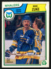 Mike Zuke Autographed 1983-84 O-Pee-Chee Card #322 Hartford Whalers SKU #151363
