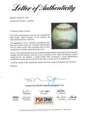 Billy Martin Autographed Official AL Baseball New York Yankees PSA/DNA #AA03694