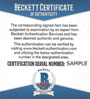 Hideki Matsuyama Autographed Srixon Golf Ball Z Star XV Beckett BAS Stock #197207