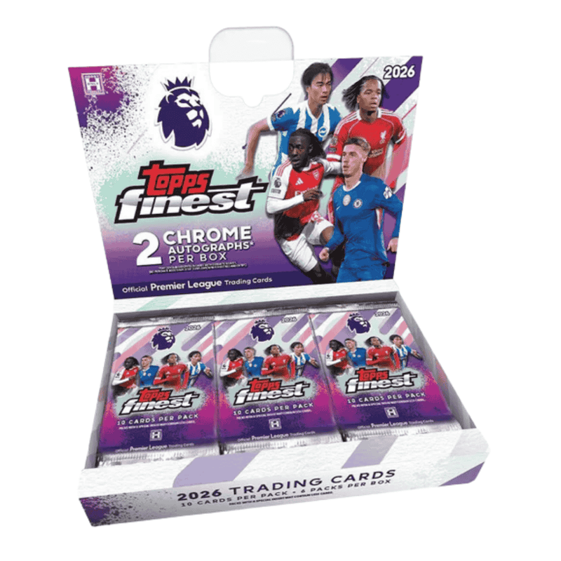 2026 Topps Finest English Premier League Soccer Hobby Box