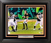 Joe Burrow Autographed Framed 16x20 Photo Cincinnati Bengals Fanatics Holo Stock #221124