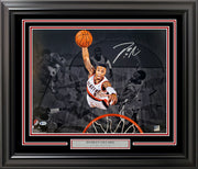 Damian Lillard Autographed Framed 16x20 Photo Portland Trail Blazers Beckett BAS Stock #197156