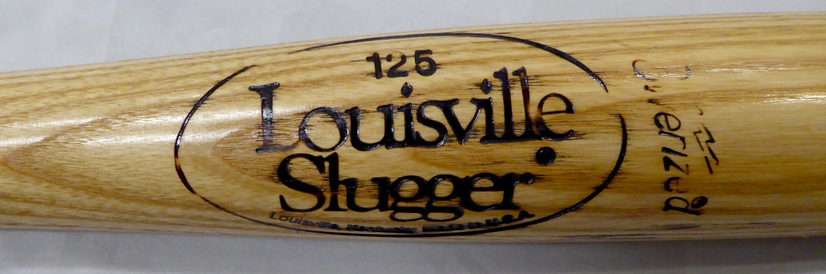 Walt Weiss Autographed 1990 Game Issued Louisville Slugger Bat Oakland A's Beckett BAS QR #BF24934