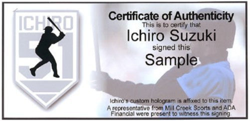 Ichiro Suzuki Autographed Framed 8x10 Photo Seattle Mariners IS Holo Stock #209389
