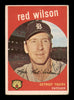 Bob "Red" Wilson Autographed 1959 Topps Card #24 Detroit Tigers SKU #182921