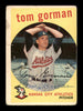 Tom Gorman Autographed 1959 Topps Card #449 Kansas City A's SKU #182962