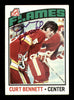 Curt Bennett Autographed 1976-77 Topps Card #202 Atlanta Flames SKU #183105