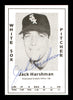 Jack Harshman Autographed 1979 Diamond Greats Card #146 Chicago White Sox SKU #171562