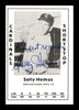 Solly Hemus Autographed 1979 Diamond Greats Card #172 St. Louis Cardinals "Kindest Regards" SKU #171585