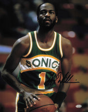 Gus Williams Autographed 11x14 Photo Seattle Supersonics MCS Holo #64131