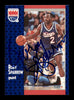 Rory Sparrow Autographed 1991-92 Fleer Card #180 Sacramento Kings SKU #183305