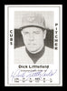 Dick Littlefield Autographed 1979 Diamond Greats Card #123 Chicago Cubs SKU #171718