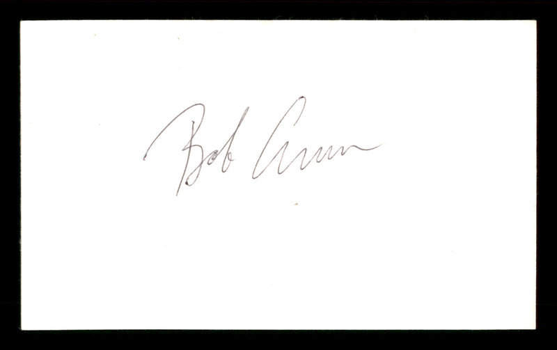 Bob Arum Autographed 3x5 Index Card Promoter SKU #186905