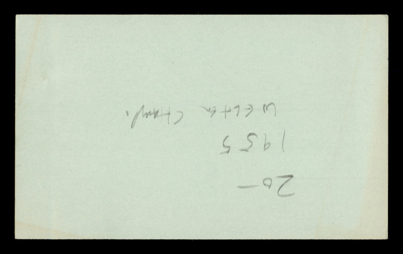 Tony DeMarco Autographed 3x5 Index Card "Good Luck" SKU #186916