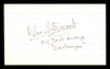 Alex Stewart Autographed 3x5 Index Card "Destroyer" SKU #186917