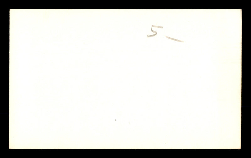 Alex Stewart Autographed 3x5 Index Card "Destroyer" SKU #186917