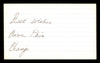 Aaron Davis Autographed 3x5 Index Card "Best Wishes" SKU #186918