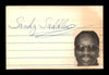 Sandy Saddler Autographed 2x3 Cut SKU #186931