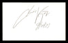 Chico Vejar Autographed 3x5 Index Card SKU #186942