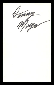 Denny Moyer Autographed 3x5 Index Card SKU #186945