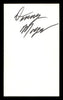 Denny Moyer Autographed 3x5 Index Card SKU #186945