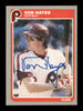 Von Hayes Autographed 1985 Fleer Card #253 Philadelphia Phillies SKU #187929