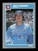 Jeff Dedmon Autographed 1985 Fleer Card #323 Atlanta Braves SKU #187939