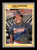 Luis Sanchez Autographed 1985 Fleer Card #310 California Angels SKU #187945