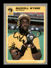 Marvell Wynne Autographed 1985 Fleer Card #481 Pittsburgh Pirates SKU #187949