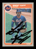 Brent Gaff Autographed 1985 Fleer Card #80 New York Mets SKU #187952