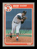 Mark Clear Autographed 1985 Fleer Card #154 Boston Red Sox SKU #187962