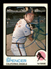 Jim Spencer Autographed 1973 Topps Card #319 California Angels SKU #188032
