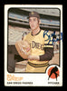 Bill Greif Autographed 1973 Topps Card #583 San Diego Padres SKU #188042