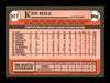 Ken Hill Autographed 1989 Topps Traded Rookie Card #50T St. Louis Cardinals SKU #188134