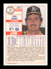 Todd Burns Autographed 1989 Score Card #465 Oakland A's SKU #188258