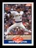 Dave Stapleton Autographed 1989 Score Card #581 Milwaukee Brewers SKU #188273
