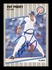 Pat Perry Autographed 1989 Fleer Card #435 Chicago Cubs SKU #188308