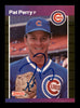 Pat Perry Autographed 1989 Donruss Card #404 Chicago Cubs SKU #188349
