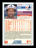 Herm Winningham Autographed 1988 Score Card #142 Montreal Expos SKU #188381