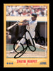 Dwayne Murphy Autographed 1988 Score Card #455 Oakland A's SKU #188416