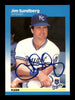 Jim Sundberg Autographed 1987 Fleer Card #382 Kansas City Royals SKU #183407