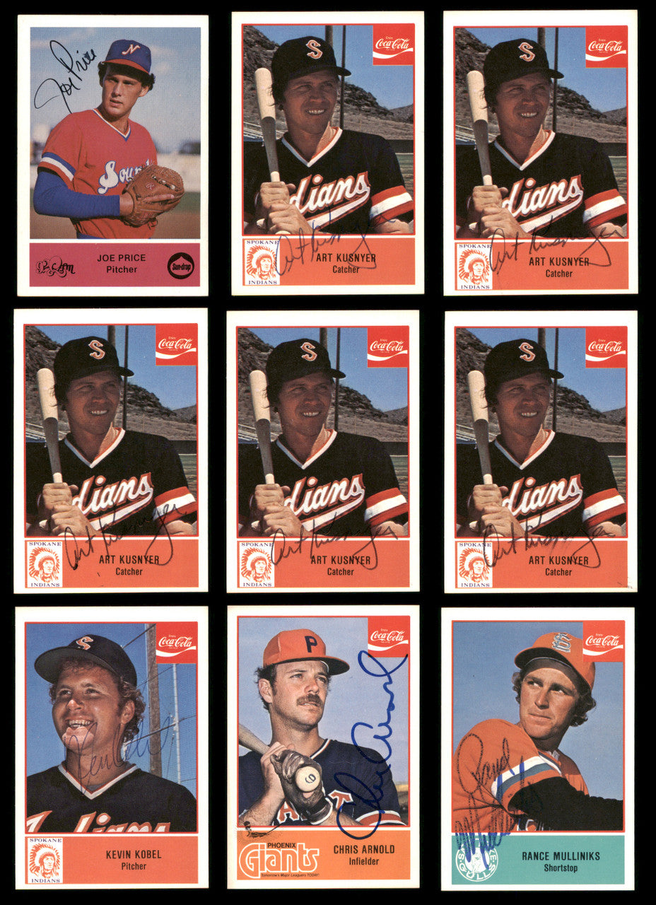 Minor League Baseball Autographed Cards 107 Count Lot SKU #238546