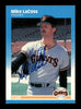 Mike LaCoss Autographed 1987 Fleer Card #277 San Francisco Giants SKU #183409