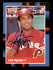 Luis Aguayo Autographed 1988 Donruss Card #185 Philadelphia Phillies SKU #188498