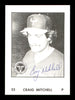 Craig Mitchell Autographed 1976 Cramer Rookie Card #32 Tucson Toros SKU #171825