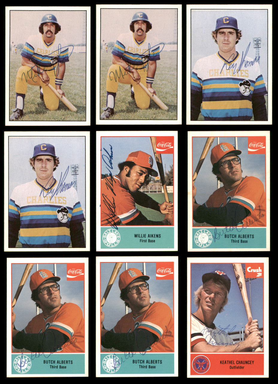 Minor League Baseball Autographed Cards 107 Count Lot SKU #238546